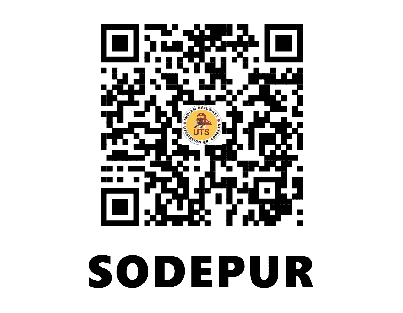 UTS QR Code for SODEPUR - SEP (ER - WEST BENGAL)